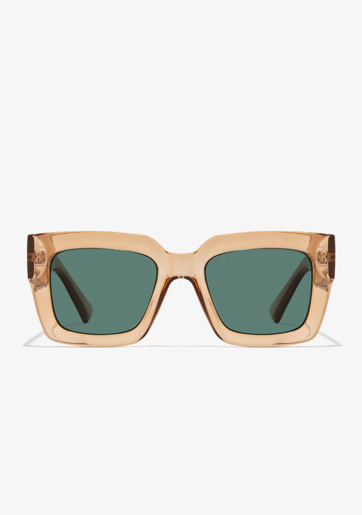 Green Sunglasses Audrey Trans Amber