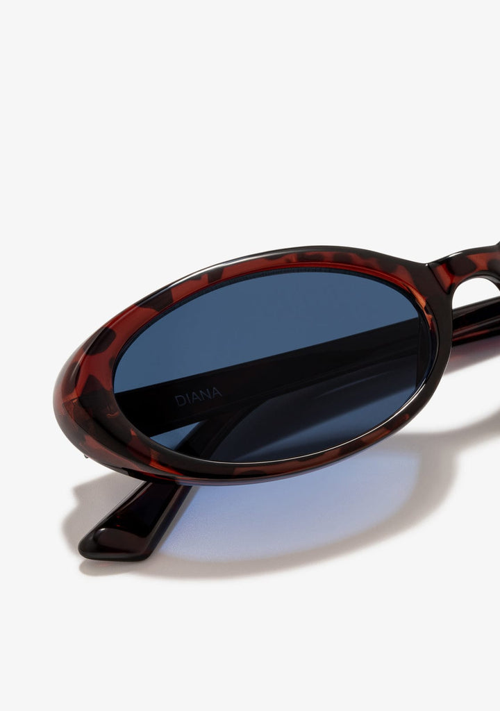 Oval Sunglasses Diana Brown Tort