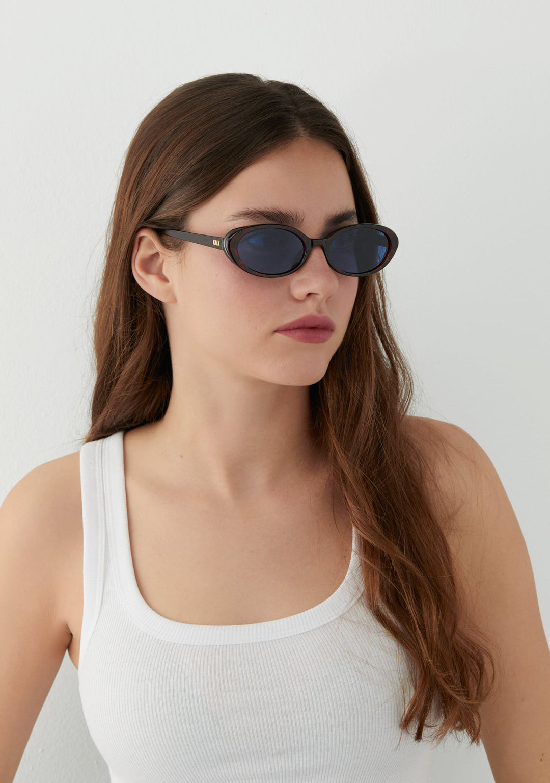 Oval Sunglasses Diana Brown Tort