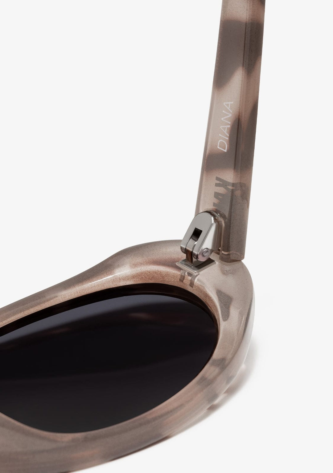 Oval Sunglasses Diana Tort Black