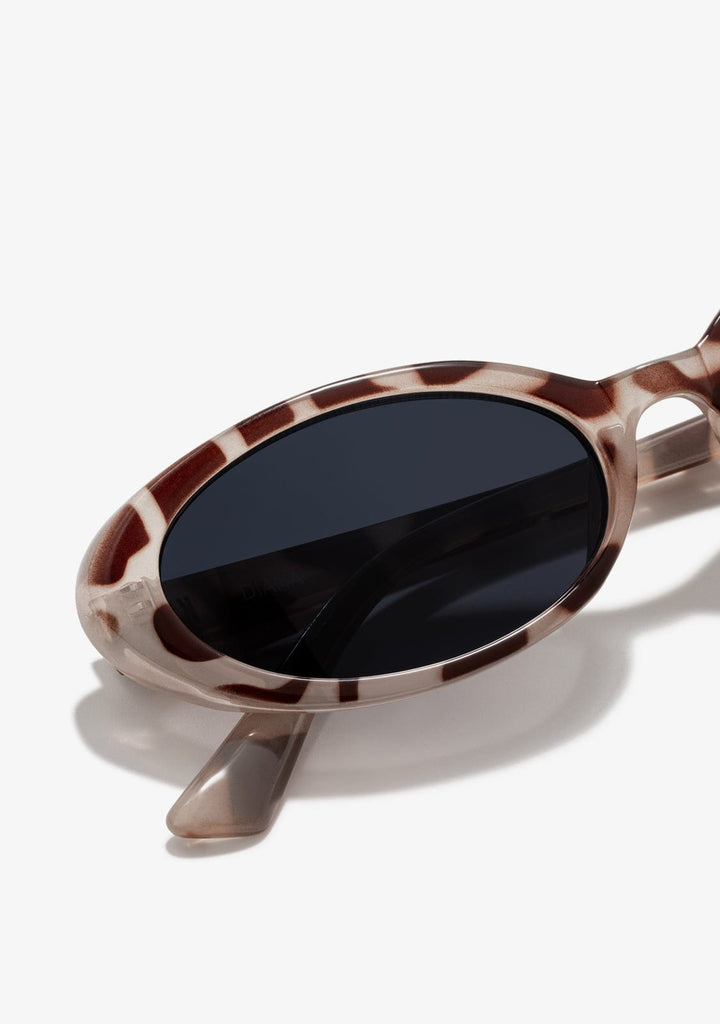 Oval Sunglasses Diana Tort Black