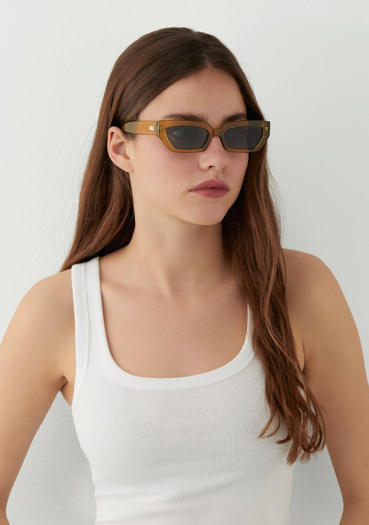 Cat Eye Sunglasses Vega Trans Green