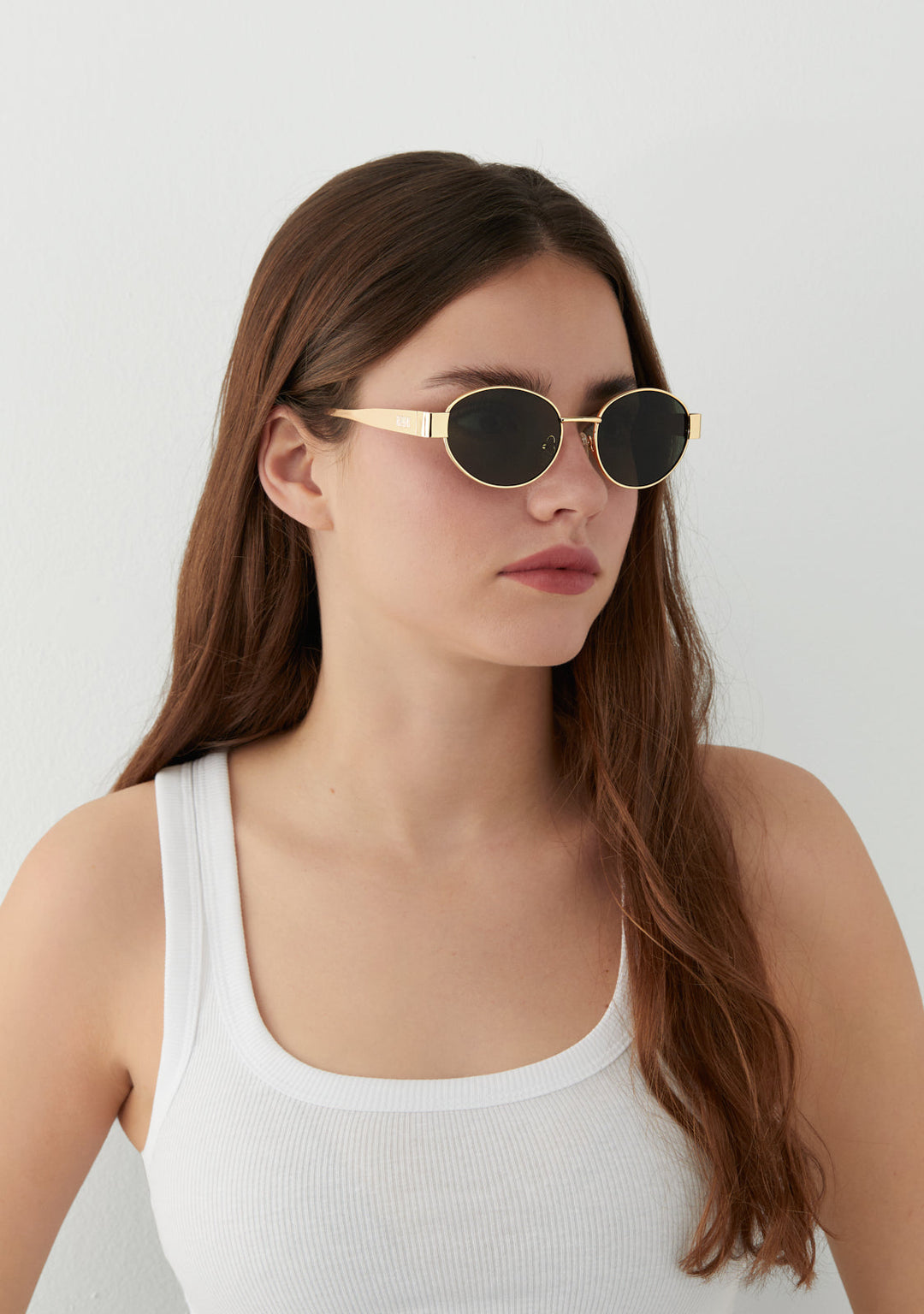 Oval Sunglasses Gaia Gold G15