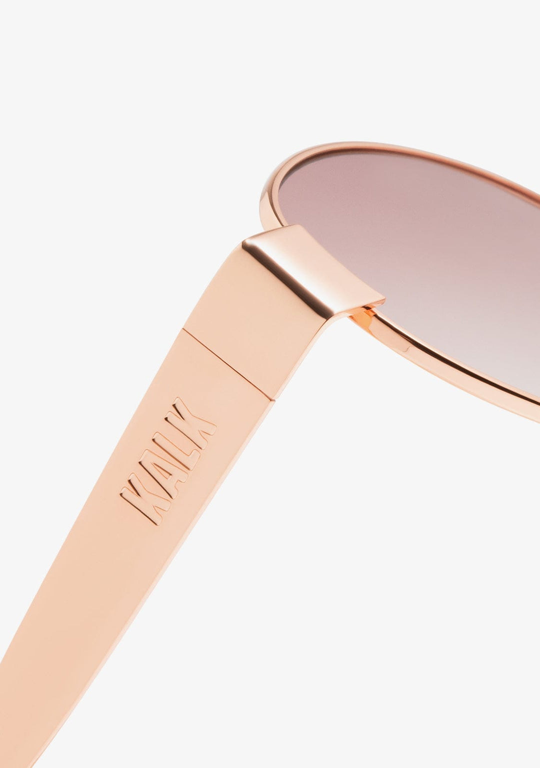 Oval Sunglasses Gaia Gold Pink
