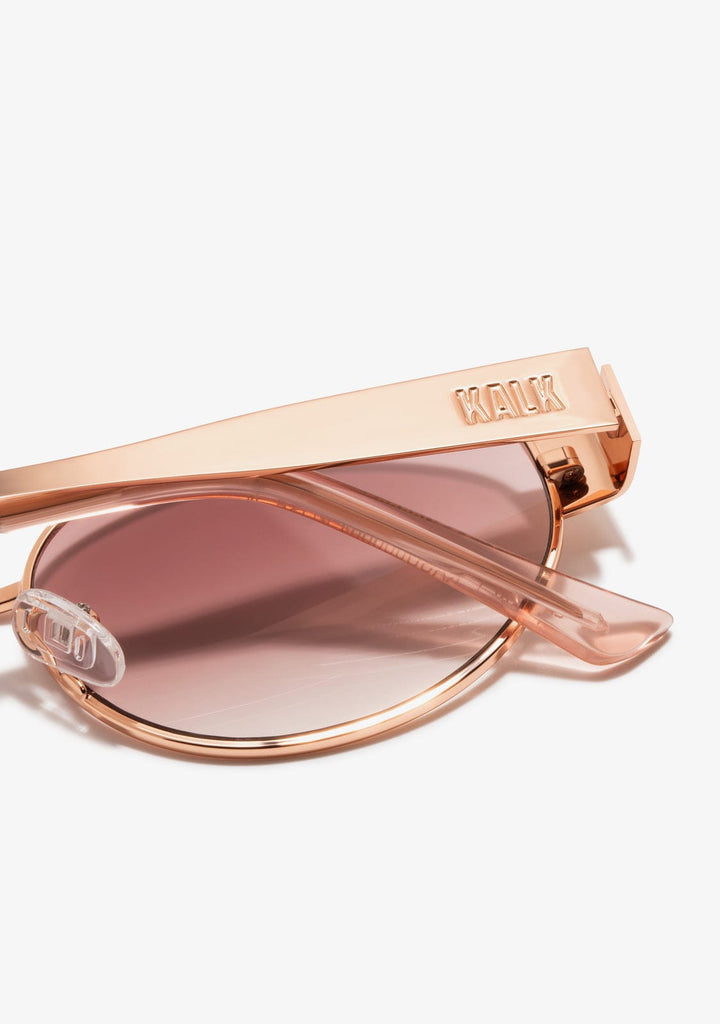 Oval Sunglasses Gaia Gold Pink