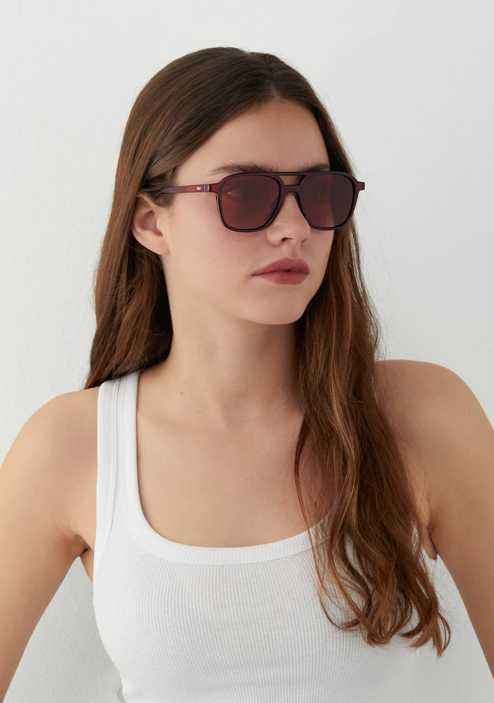 Aviator Sunglasses Nora Brown