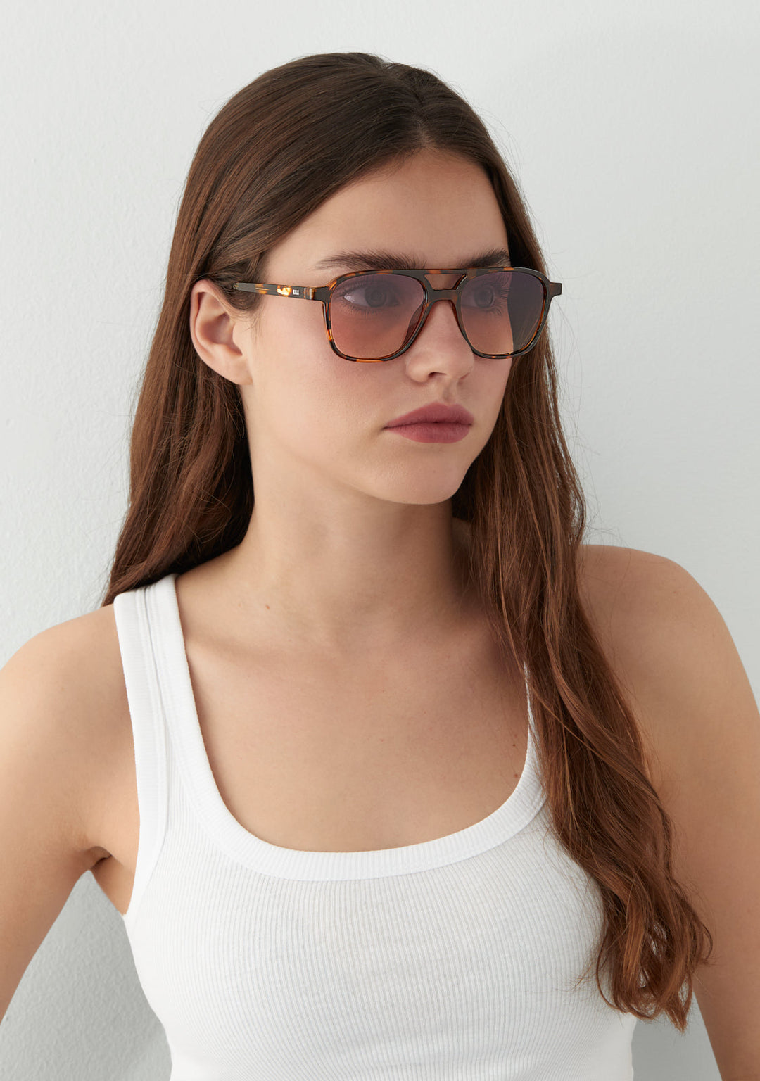 Aviator Sunglasses Nora Light Tort Brown