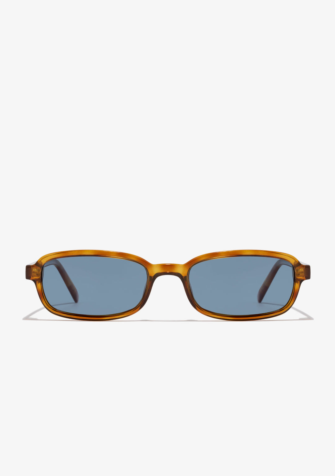Rectangular Sunglasses Mae Amber Tort Blue
