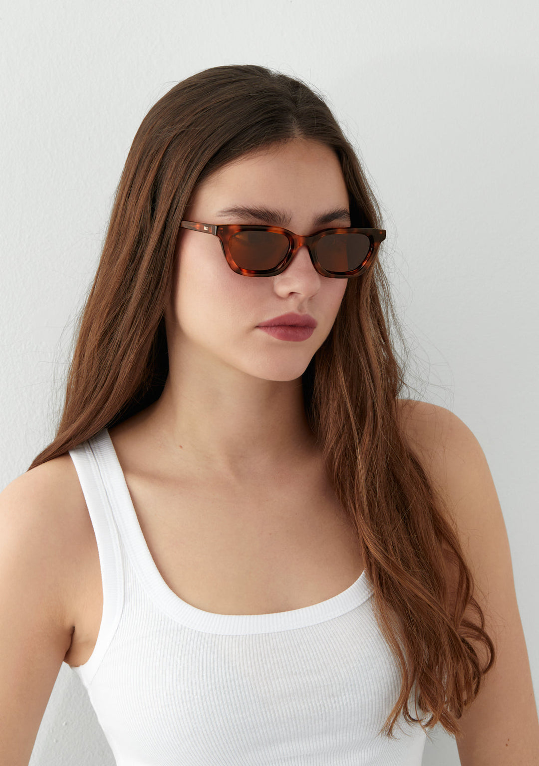 Cat Eye Sunglasses Hope Tort Brown