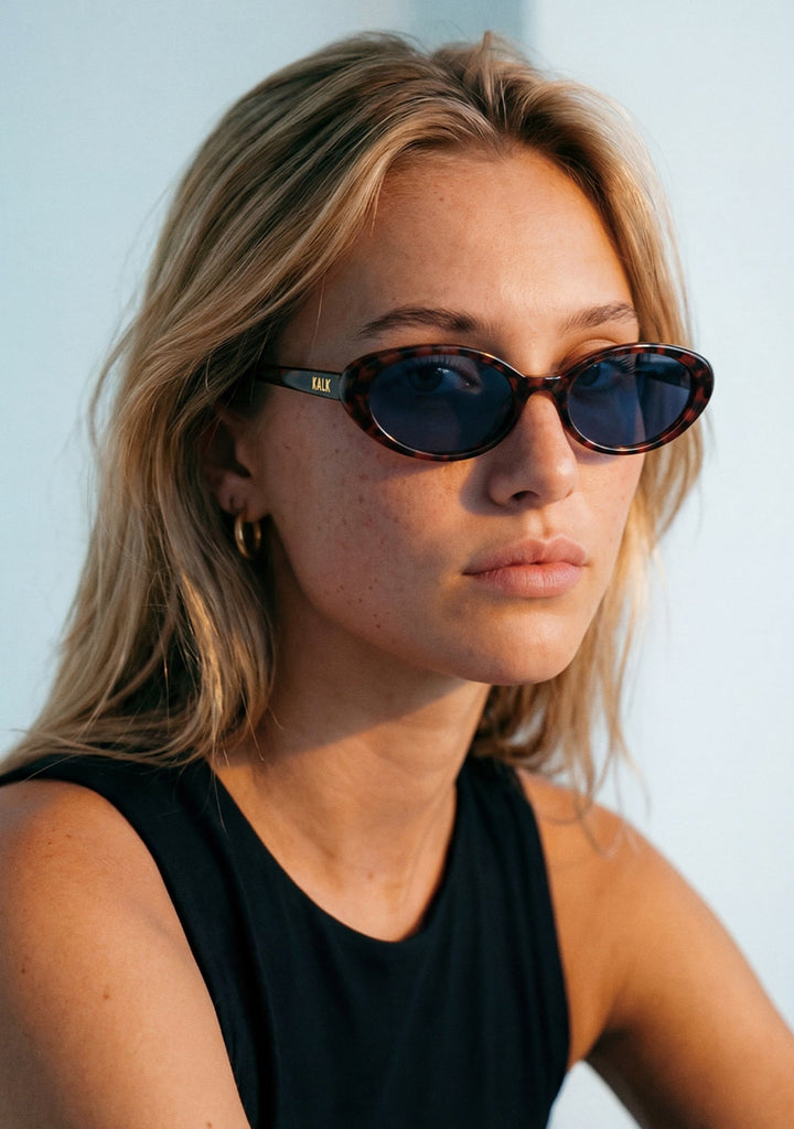 Oval Sunglasses Diana Brown Tort