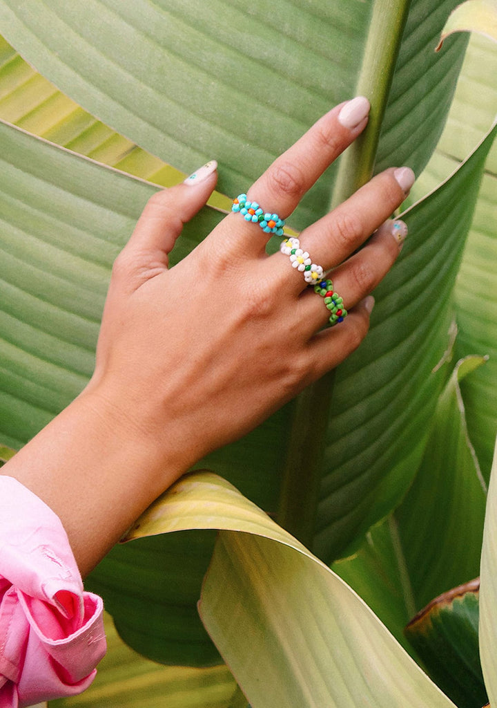 Ring Bloom Green