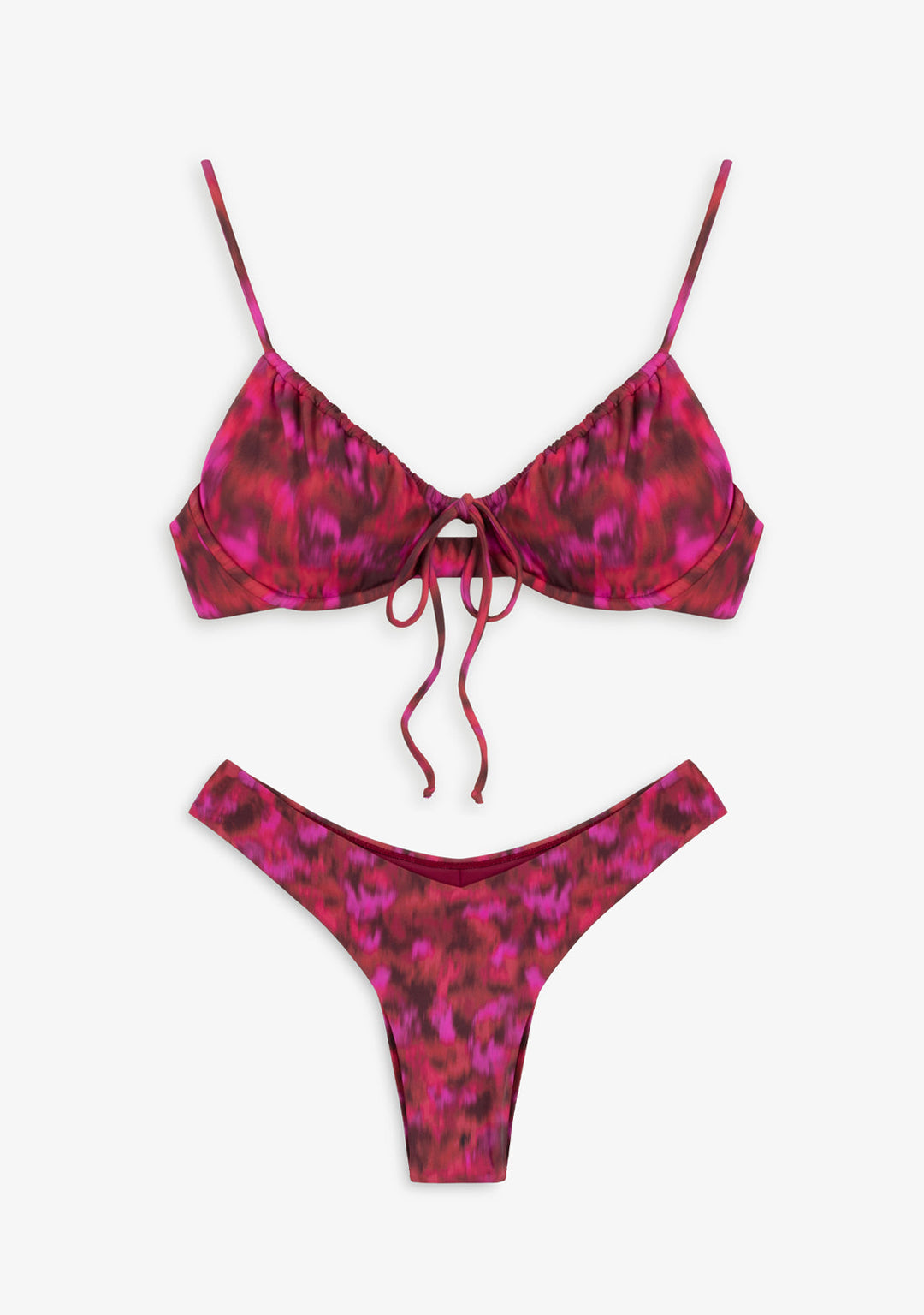 Bikini Rinna Top + Gina Bottom Cherry Match