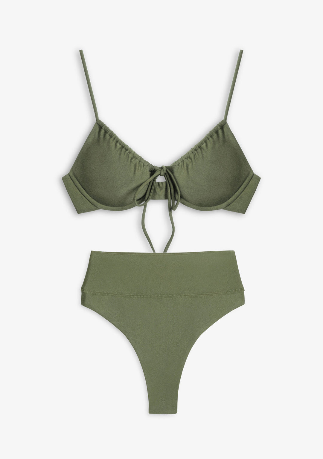 Bikini Rinna Top + Manami Bottom Olive Green