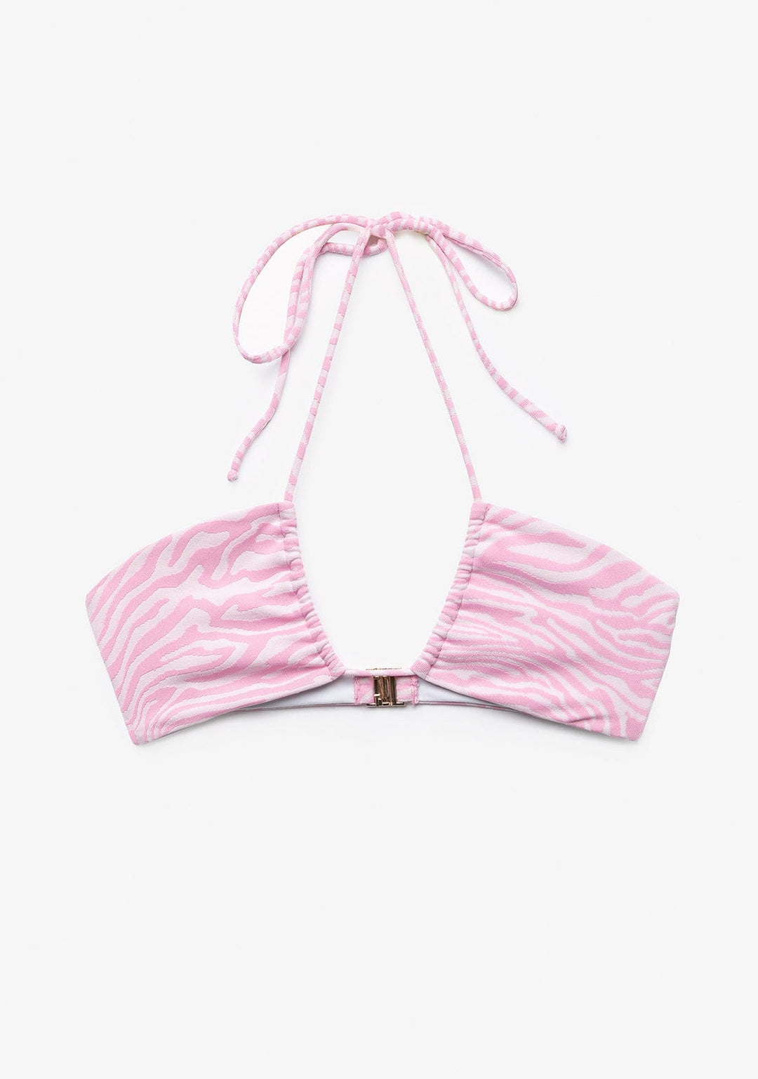 Bikini Top Print Zebra Pink Isama