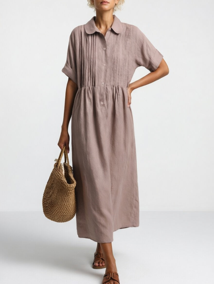 Salina - Vestido camisa fluido de verão