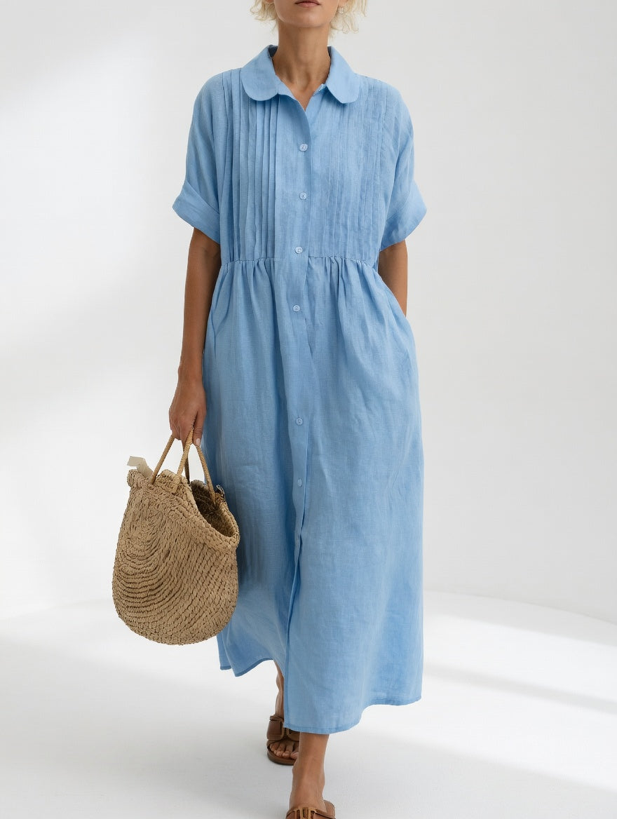 Salina - Vestido camisa fluido de verão