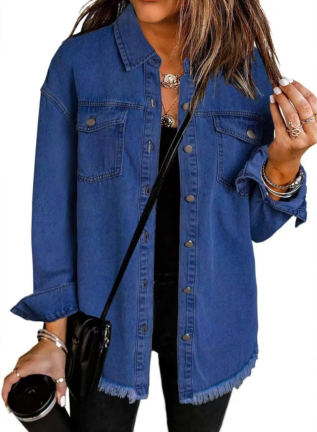 Carla - Casaco de Ganga Clássica