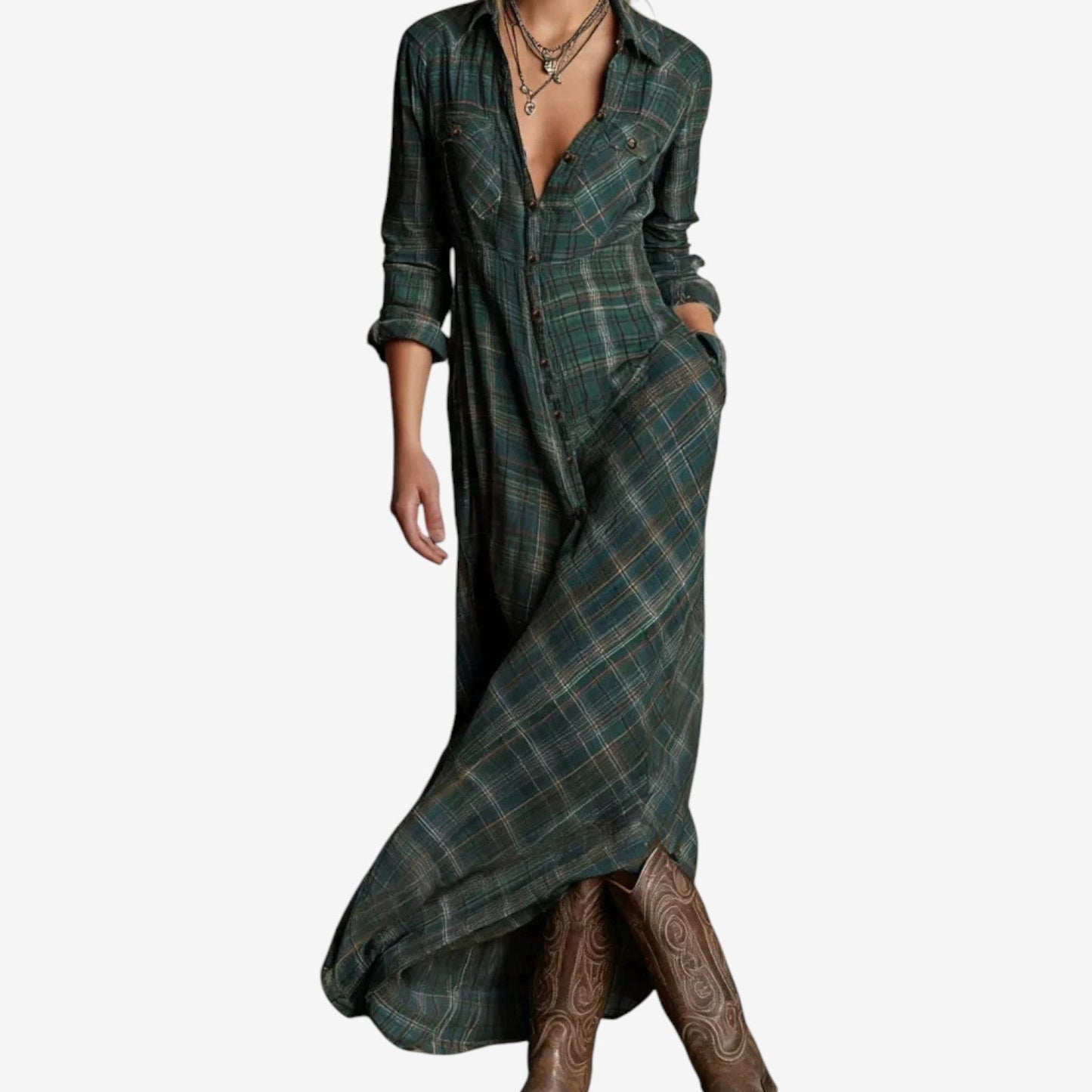 Rowena | Classic Maxi Dress