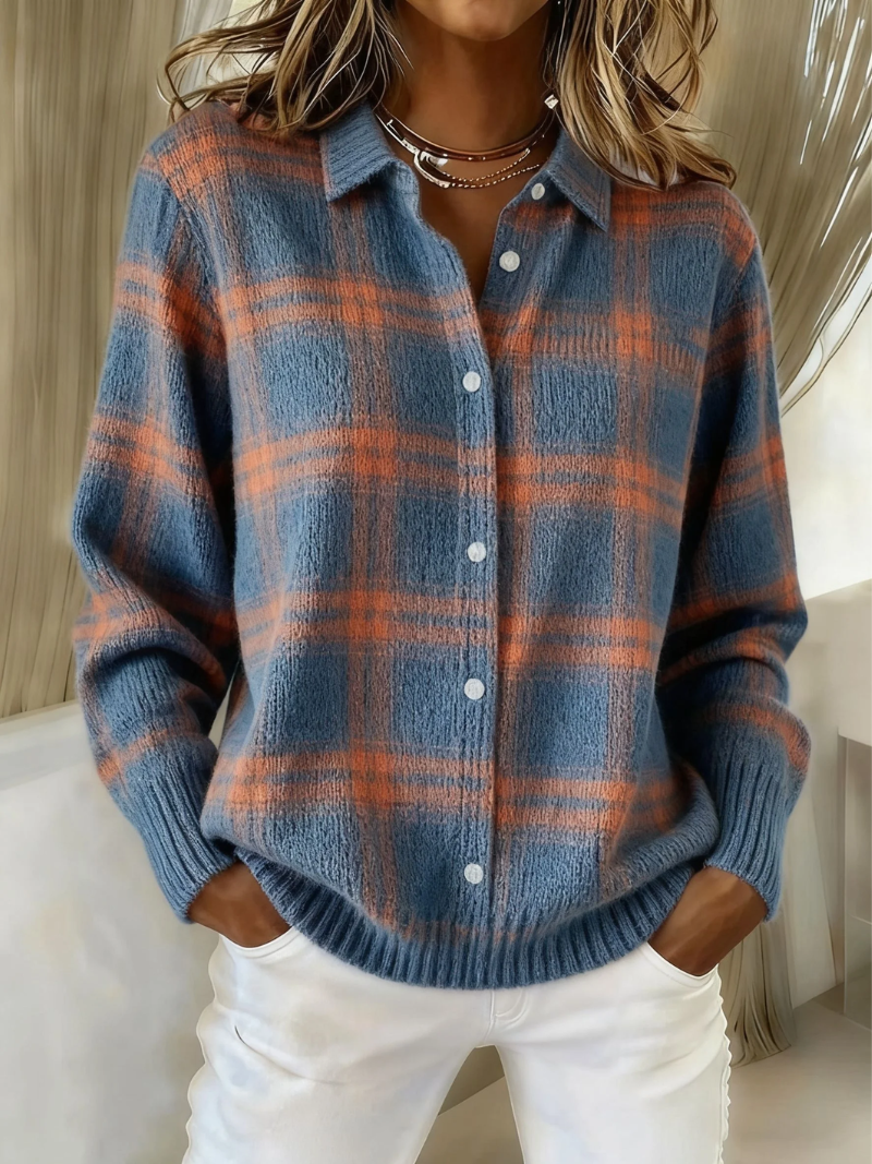 Carole | Elegant soft warm blouse