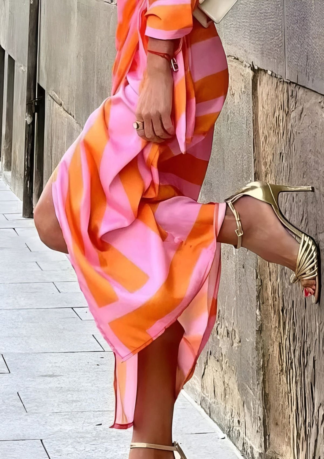 Vénus – Vestido Camisa Estampado