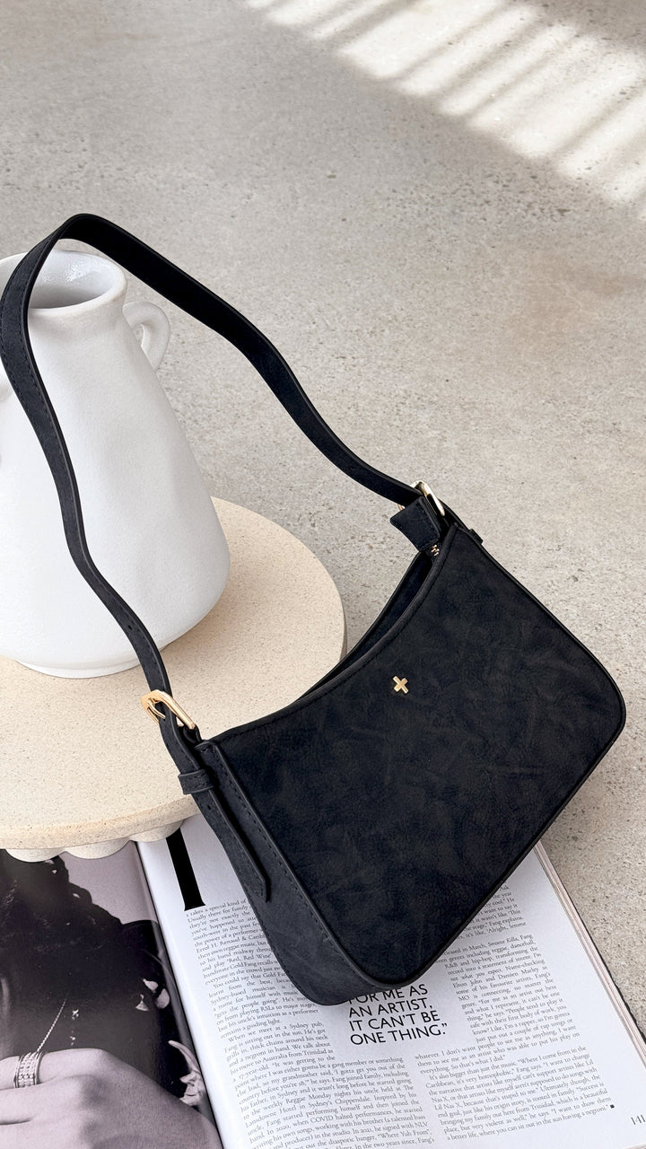 Lilu Bag - Black Suede