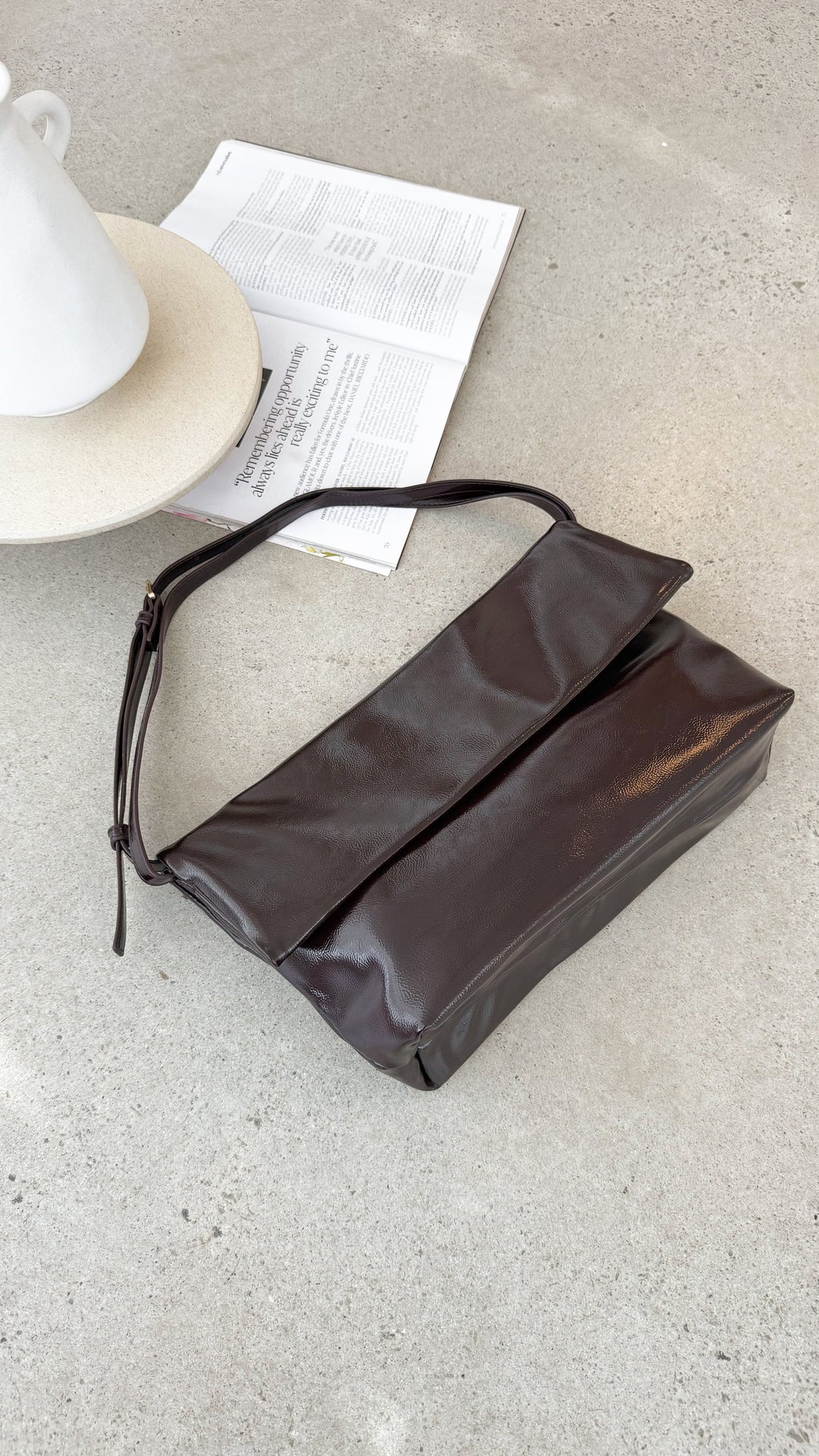 Rylee Merlot Clutch Bag