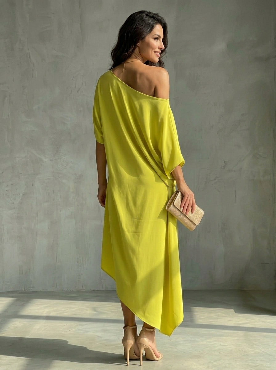 Camila - Vestido assimétrico elegante