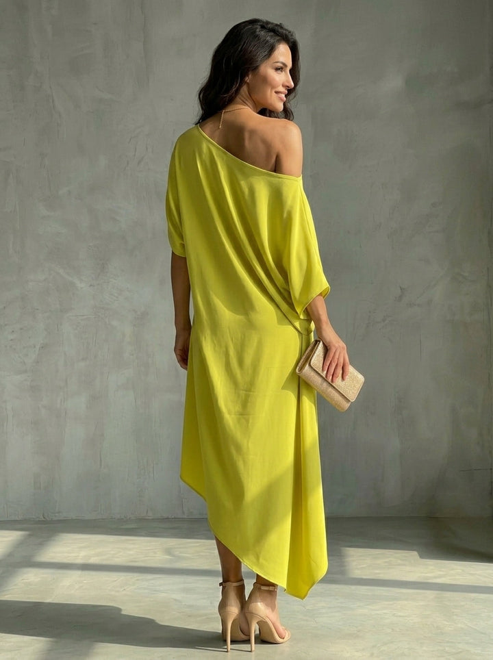 Camila - Vestido assimétrico elegante