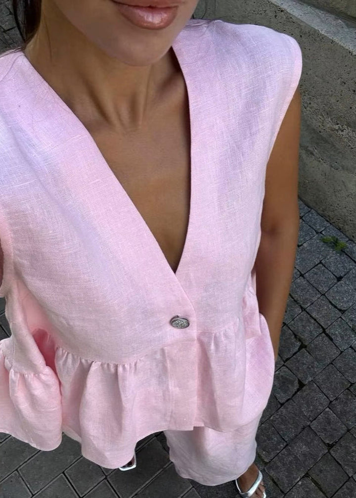 Palma - Conjunto Peplum Vintage