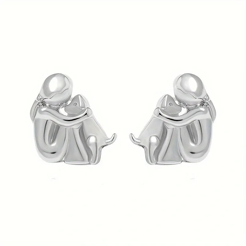 Olivia & Ivy | Dog Embrace Earring