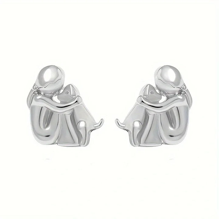 Olivia & Ivy | Dog Embrace Earring