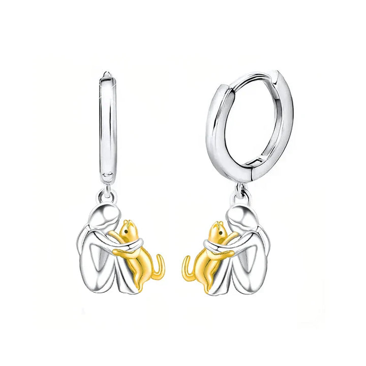 Olivia & Ivy | Cat Embrace Earring (Round Closure)
