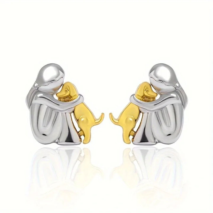 Olivia & Ivy | Dog Embrace Earring