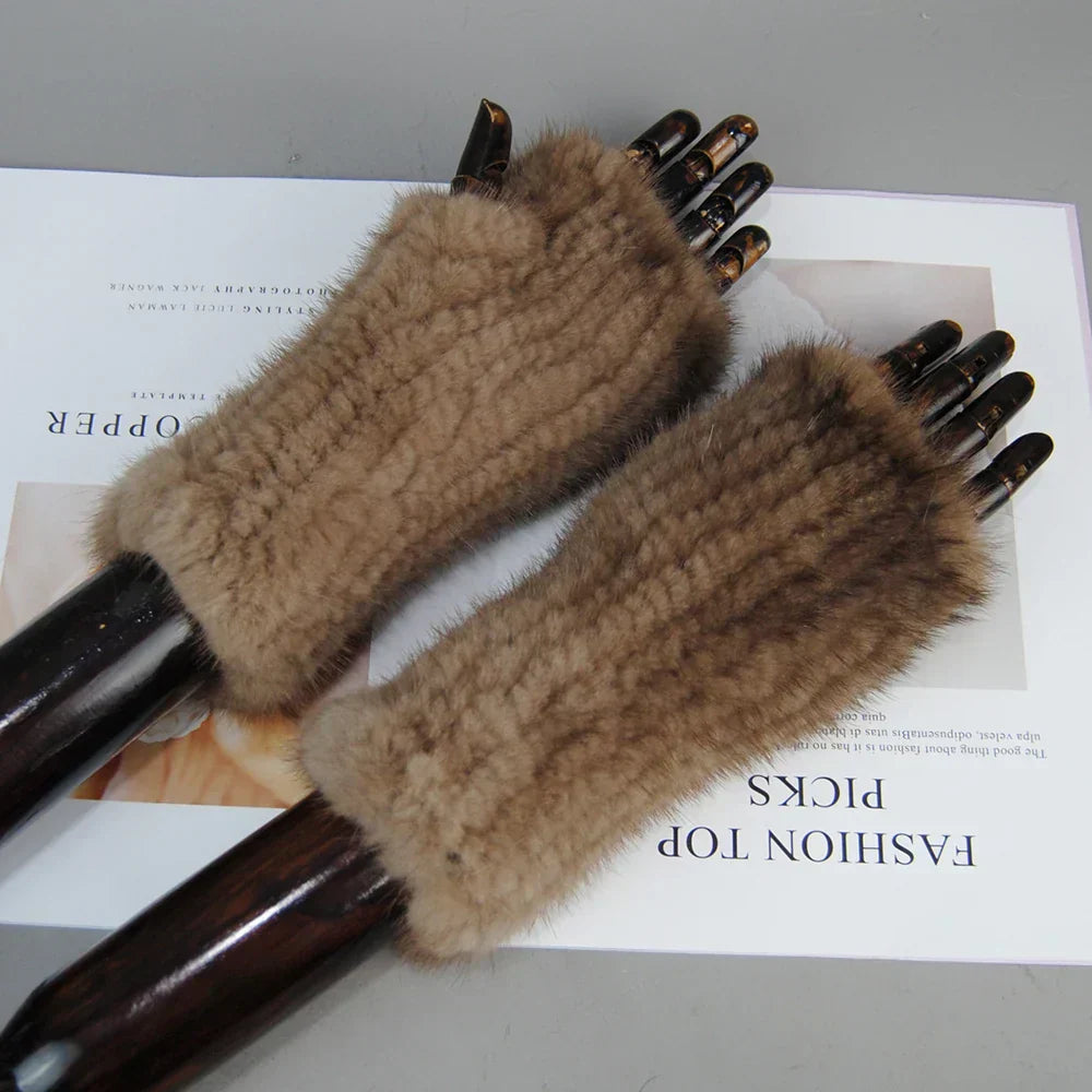 Jane | Luxurious Mink Fur Gloves