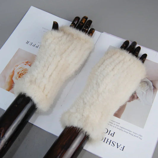 Jane | Luxurious Mink Fur Gloves