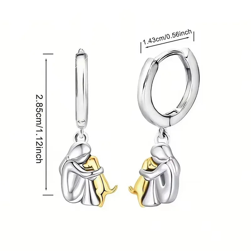 Olivia & Ivy | Dog Embrace Earrings
