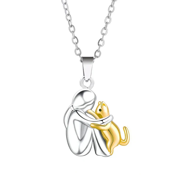 Olivia & Ivy | Cat Embrace Necklace