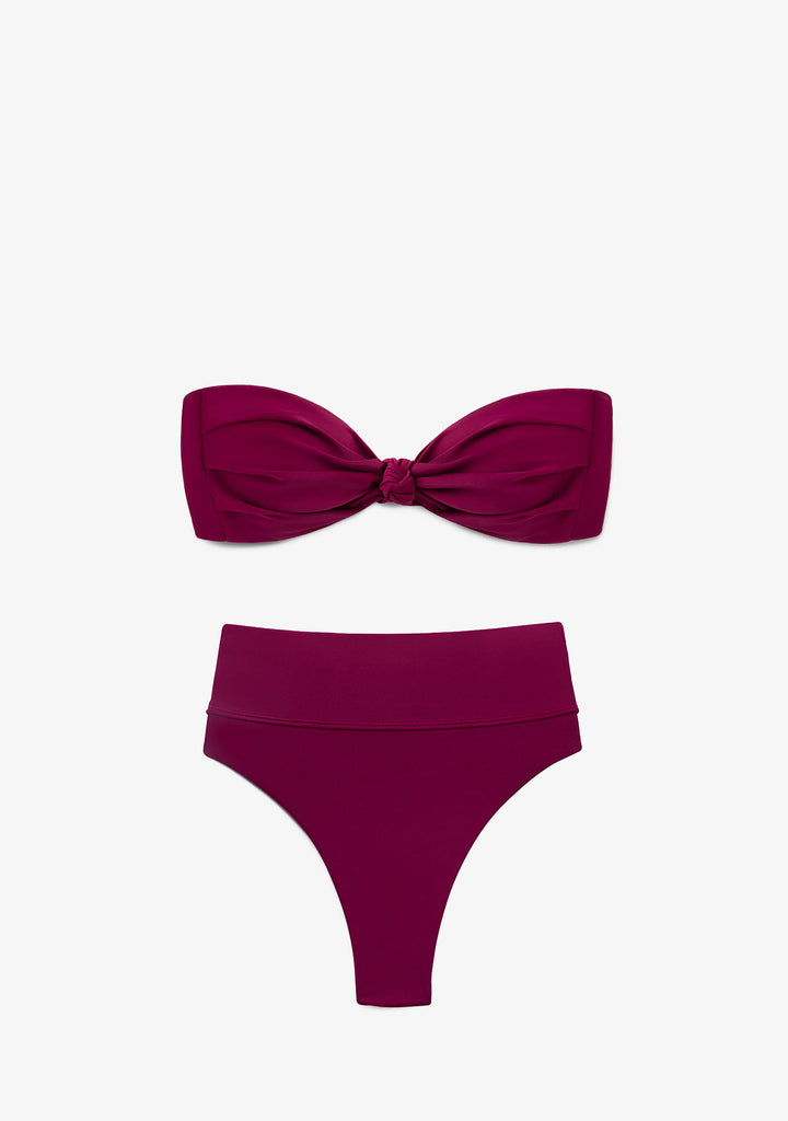 Bikini Pamela Top + Manami Bottom Wine