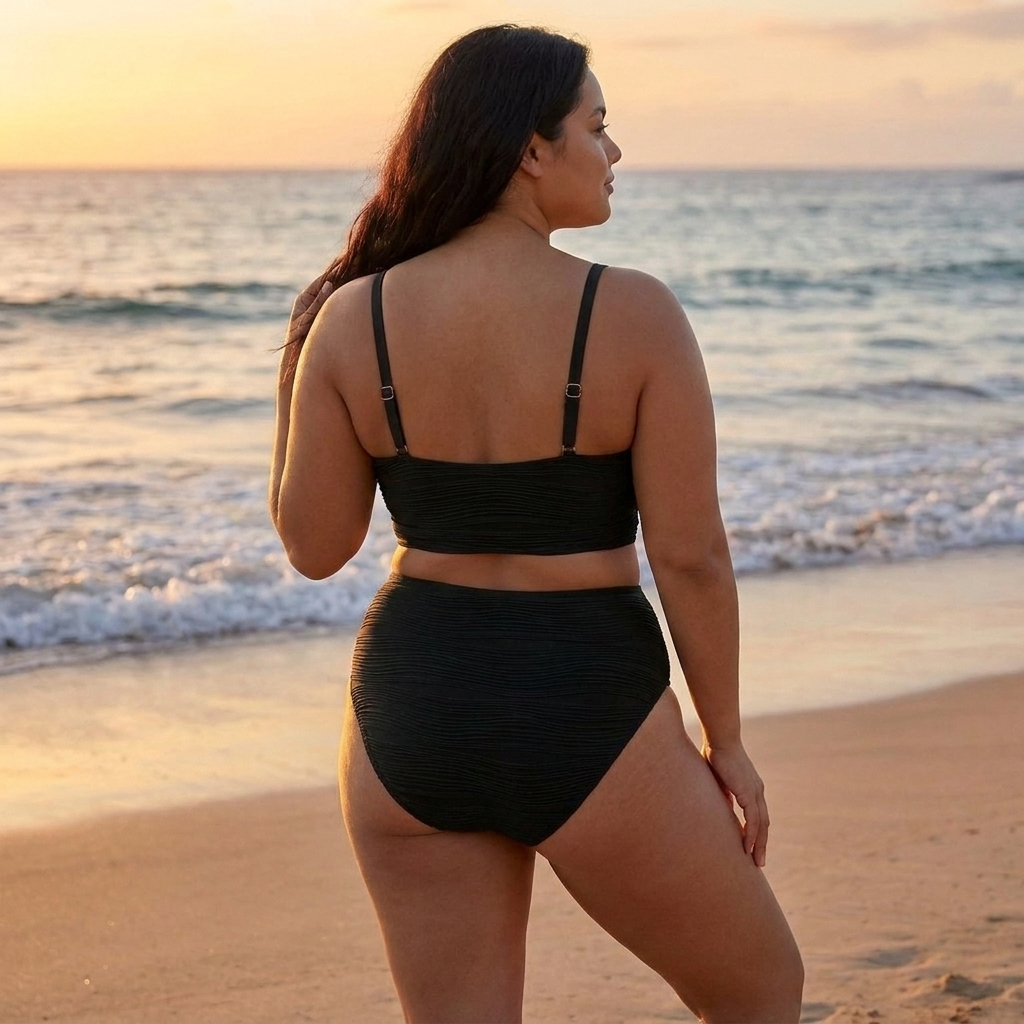 Maré Dourada - Bikini de cintura subida