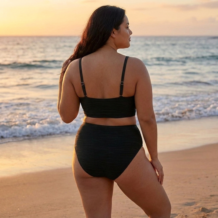 Maré Dourada - Bikini de cintura subida