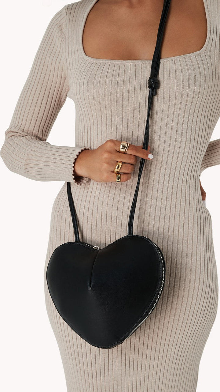 Stella Black Crossbody Bag