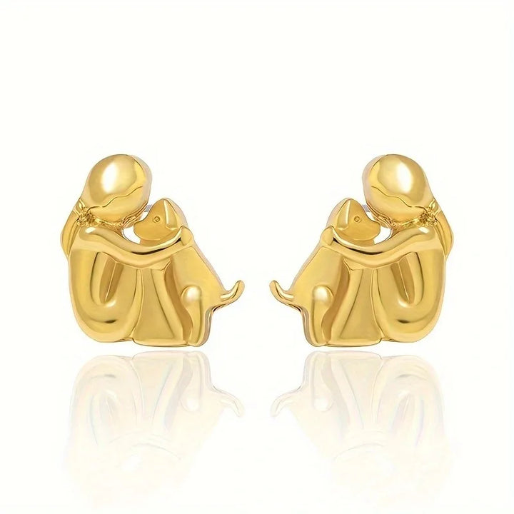 Olivia & Ivy | Dog Embrace Earring