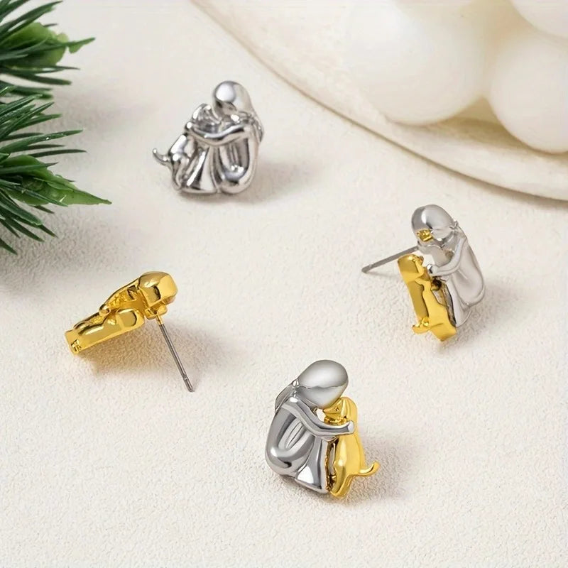 Olivia & Ivy | Dog Embrace Earring