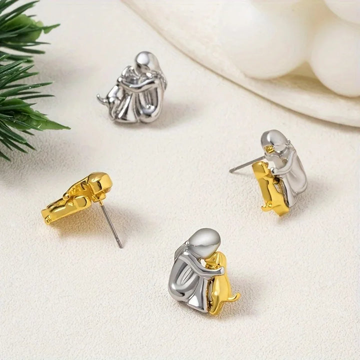 Olivia & Ivy | Dog Embrace Earring
