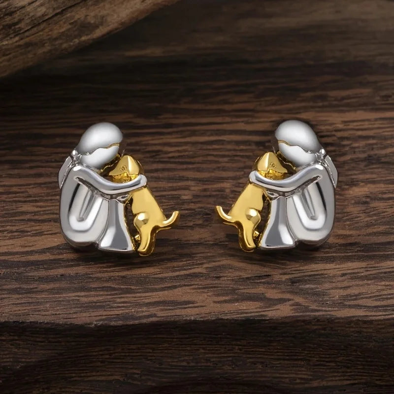 Olivia & Ivy | Dog Embrace Earring