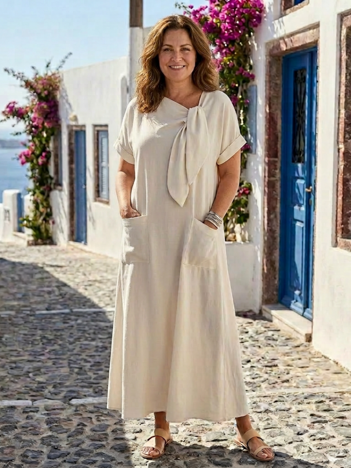 Elowyn - Vestido Maxi com Bolso