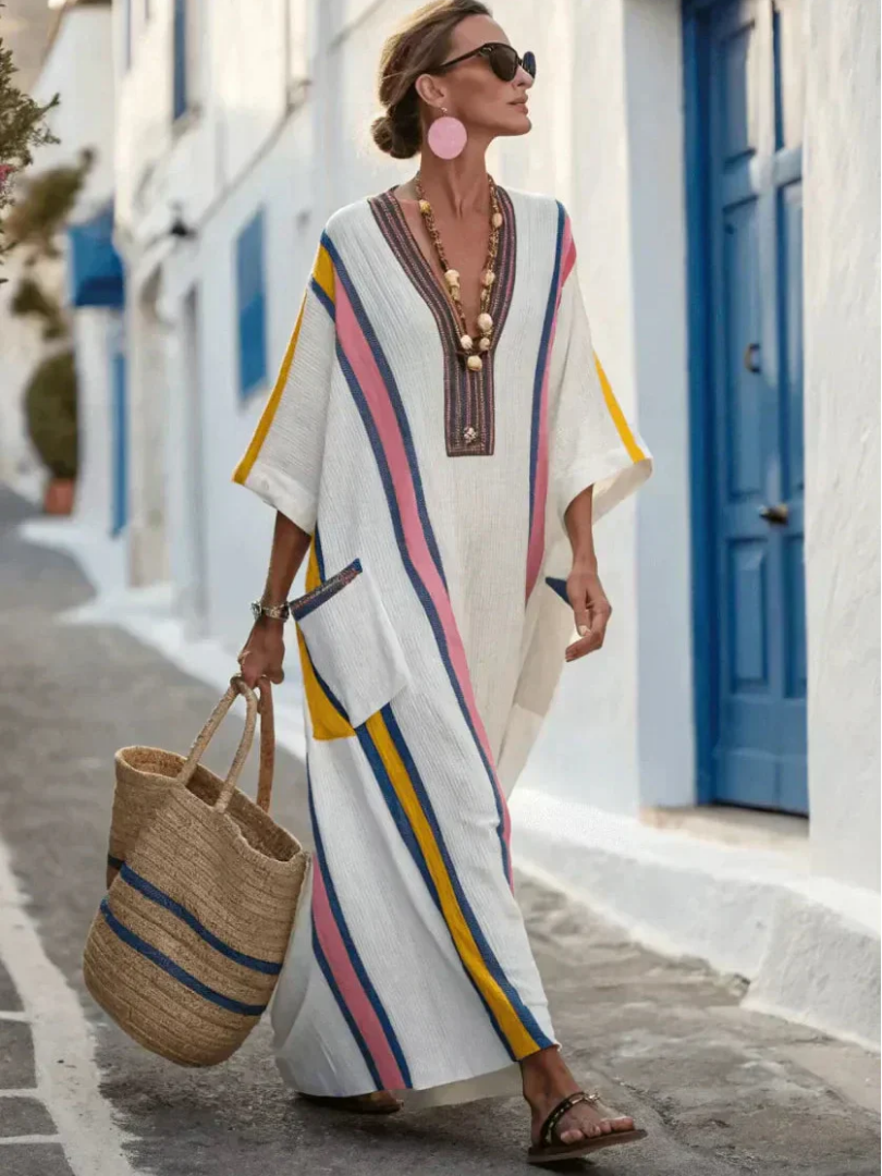 Noemi - Vestido Maxi Elegante de Verão