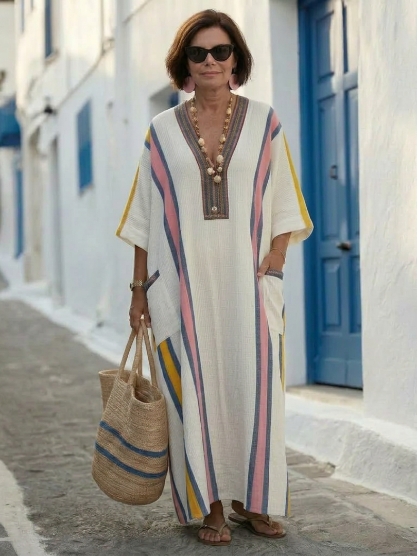Noemi - Vestido Maxi Elegante de Verão