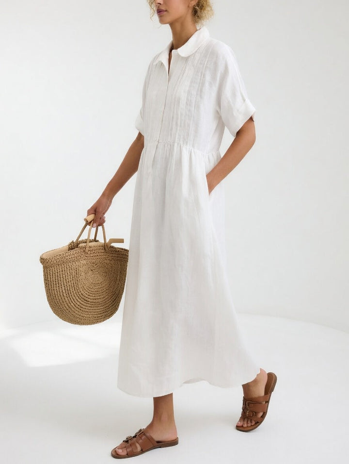 Salina - Vestido camisa fluido de verão