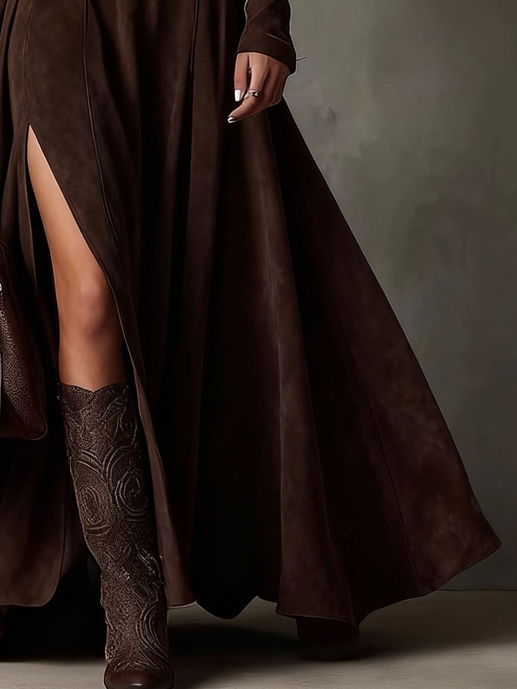 Marisol | Western Elegance Maxi Dress
